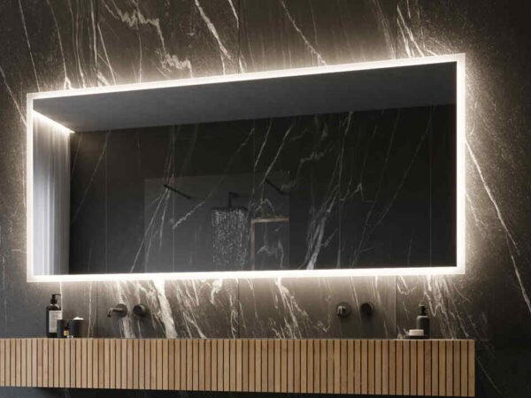 Ditch the Dull Den, Light Up Your Look LED Mirrors Take Bathrooms to the Next Level