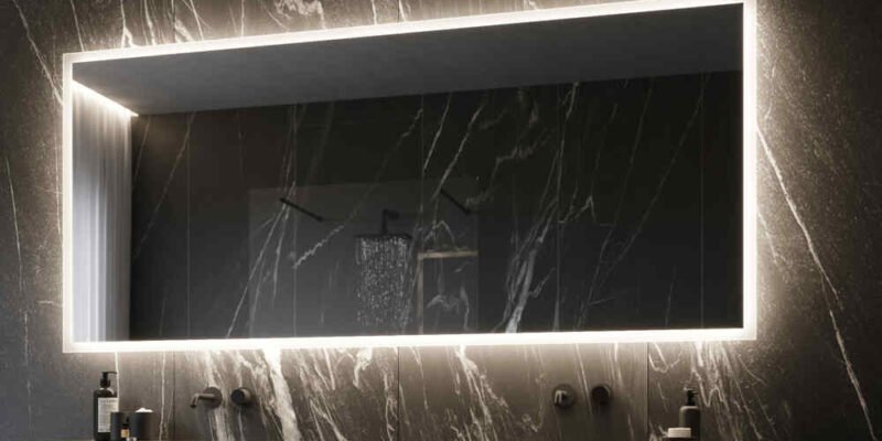 Ditch the Dull Den, Light Up Your Look LED Mirrors Take Bathrooms to the Next Level