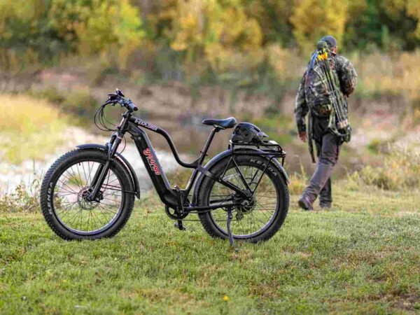 Fat tire ebike for off-road adventures.