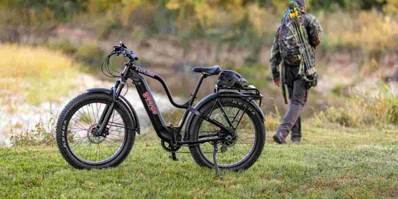 Fat tire ebike for off-road adventures.