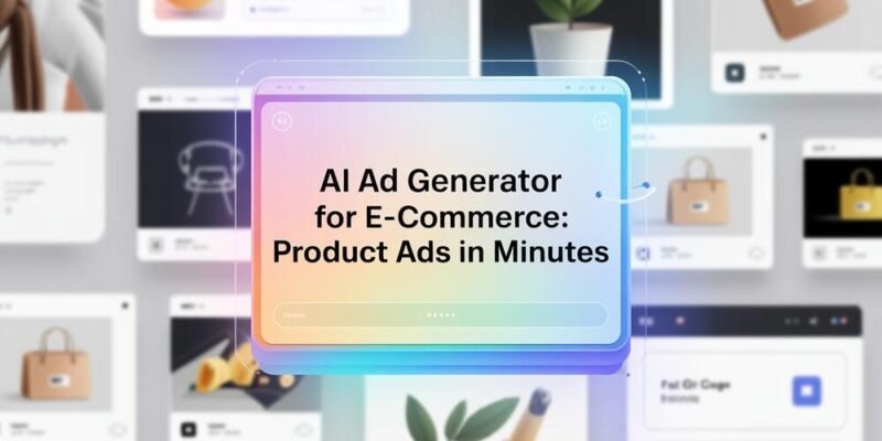 AI Ad Generator for E-Commerce Product Ads in Minutes