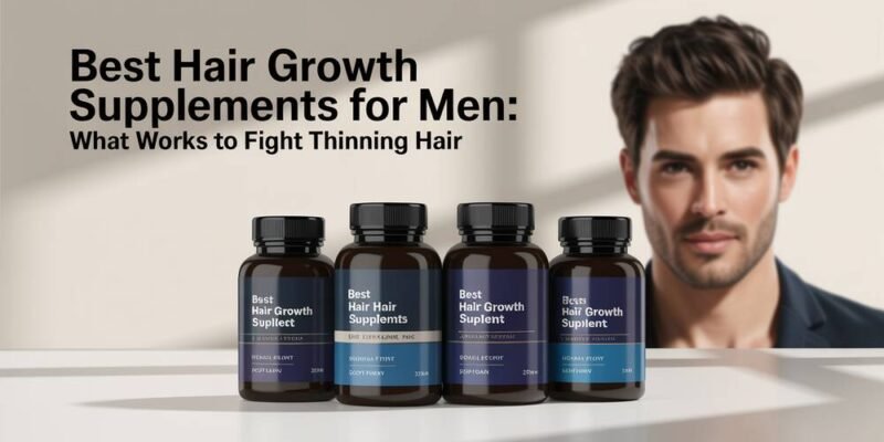 Best Hair Growth Supplements for Men What Works to Fight Thinning Hair