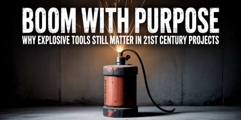 Boom With Purpose Why Explosive Tools Still Matter in 21st Century Projects