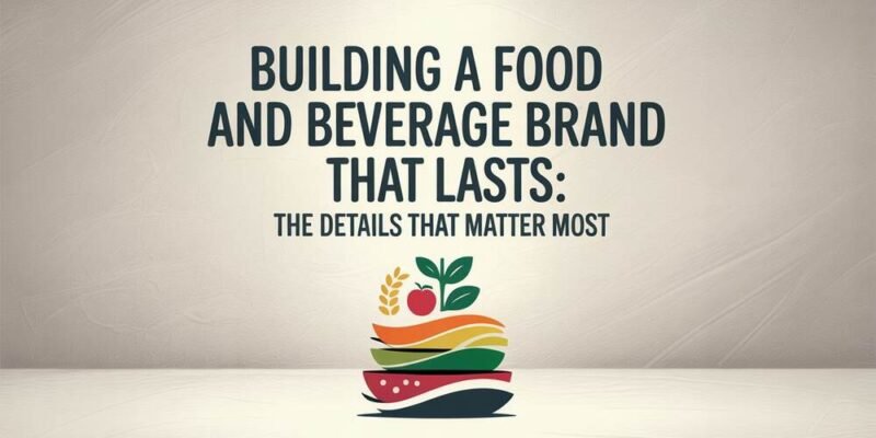 Building a Food and Beverage Brand That Lasts The Details That Matter Most