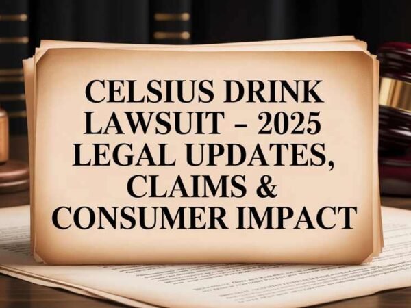 Celsius Drink Lawsuit – 2025 Legal Updates, Claims & Consumer Impact