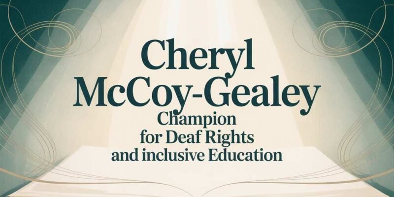 Cheryl McCoy-Gealey – Champion for Deaf Rights and Inclusive Education