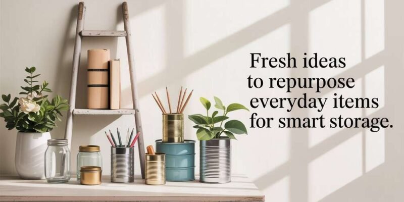 Fresh Ideas to Repurpose Everyday Items for Smart Storage