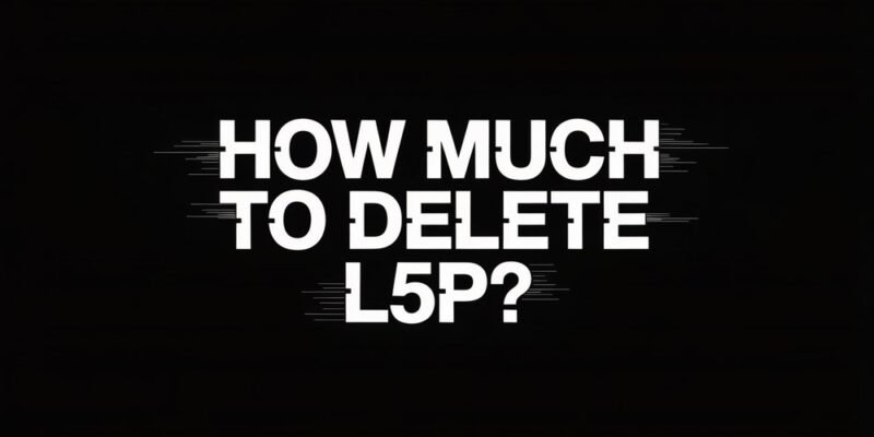 How Much to Delete L5P