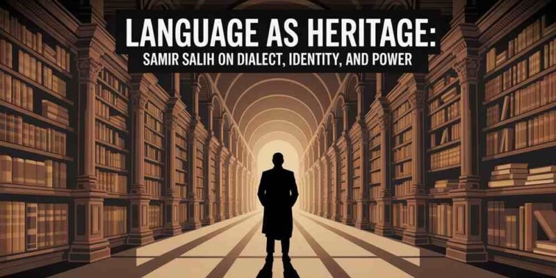 Language as Heritage Samir Salih on Dialects, Identity, and Power