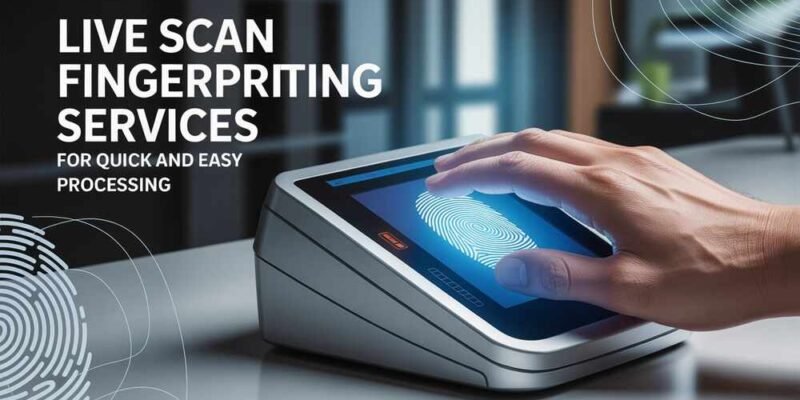 Live Scan Fingerprinting Services for Quick and Easy Processing