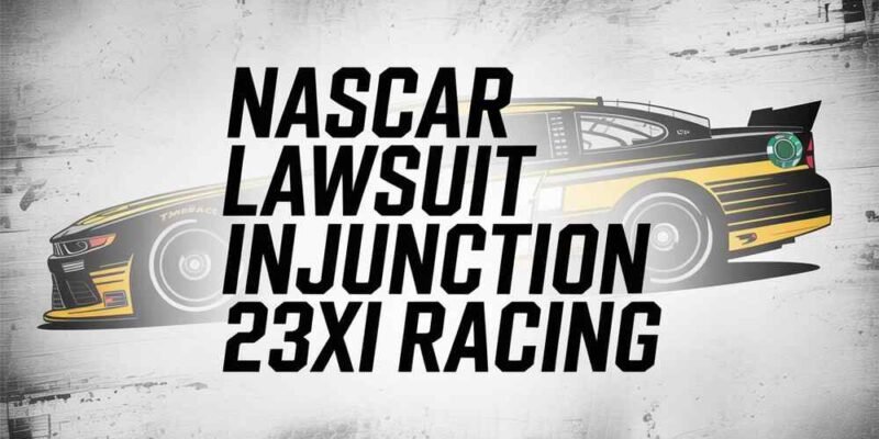NASCAR Lawsuit Injunction 23XI Racing Legal Battle That Could Redefine the Sport