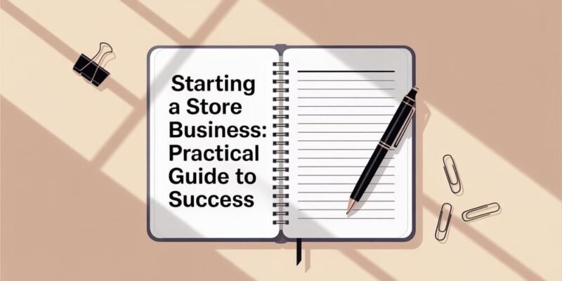Starting a Store Business A Practical Guide to Success