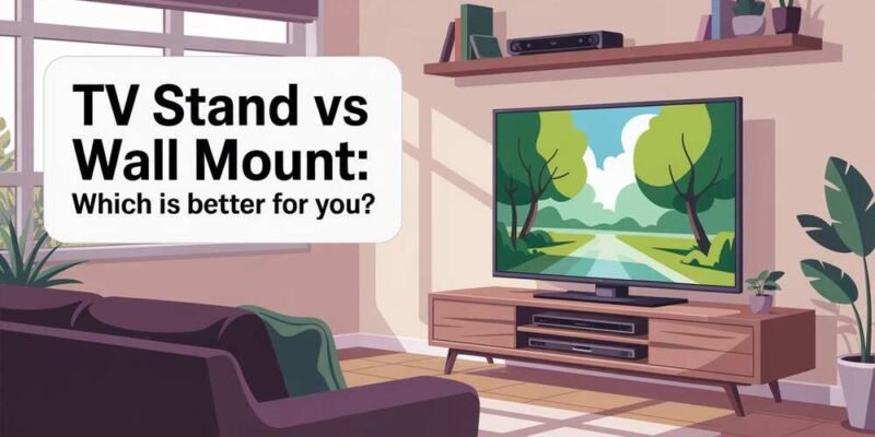 TV Stand vs Wall Mount Which Is Better for You