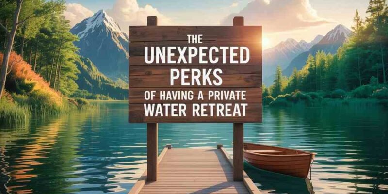 The Unexpected Perks of Having a Private Water Retreat