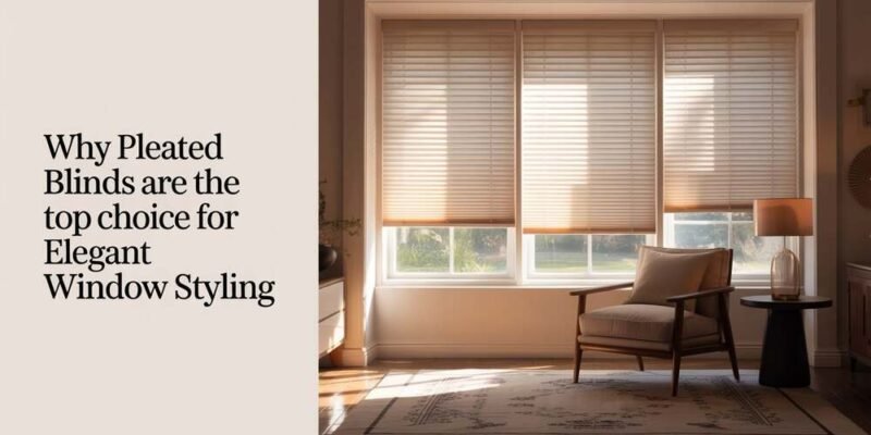 Why Pleated Blinds Are the Top Choice for Elegant Window Styling
