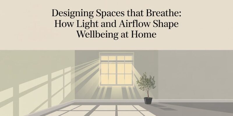 Designing Spaces That Breathe How Light and Airflow Shape Wellbeing at Home
