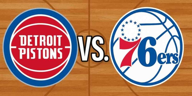Detroit Pistons vs 76ers Match Player Stats