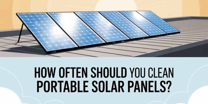 How Often Should You Clean Portable Solar Panels