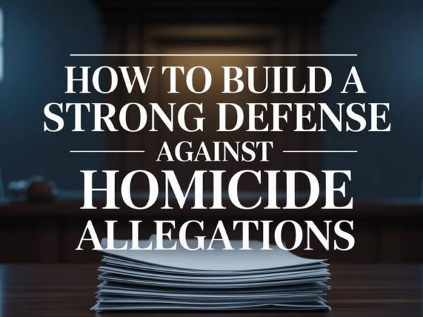 How to Build a Strong Defense Against Homicide Allegations