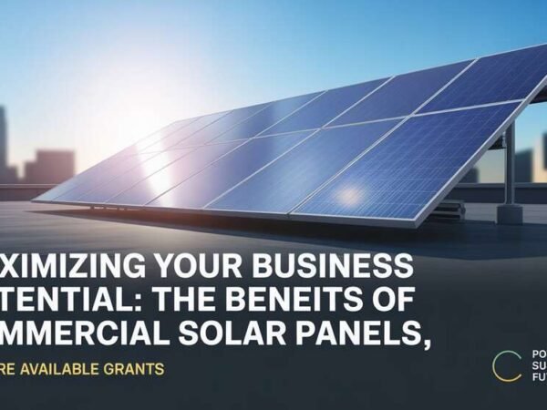 Maximizing Your Business Potential The Benefits of Commercial Solar Panels and Available Grants