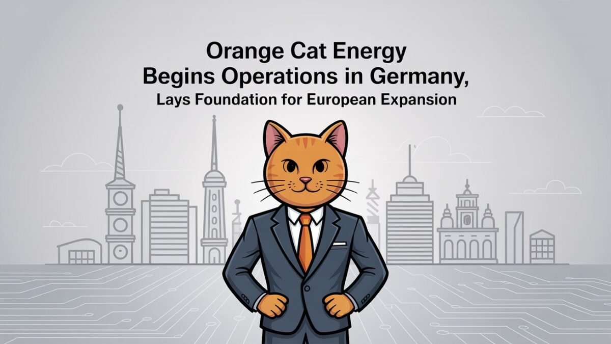 Orange Cat Energy Begins Operations in Germany, Lays Foundation for European Expansion