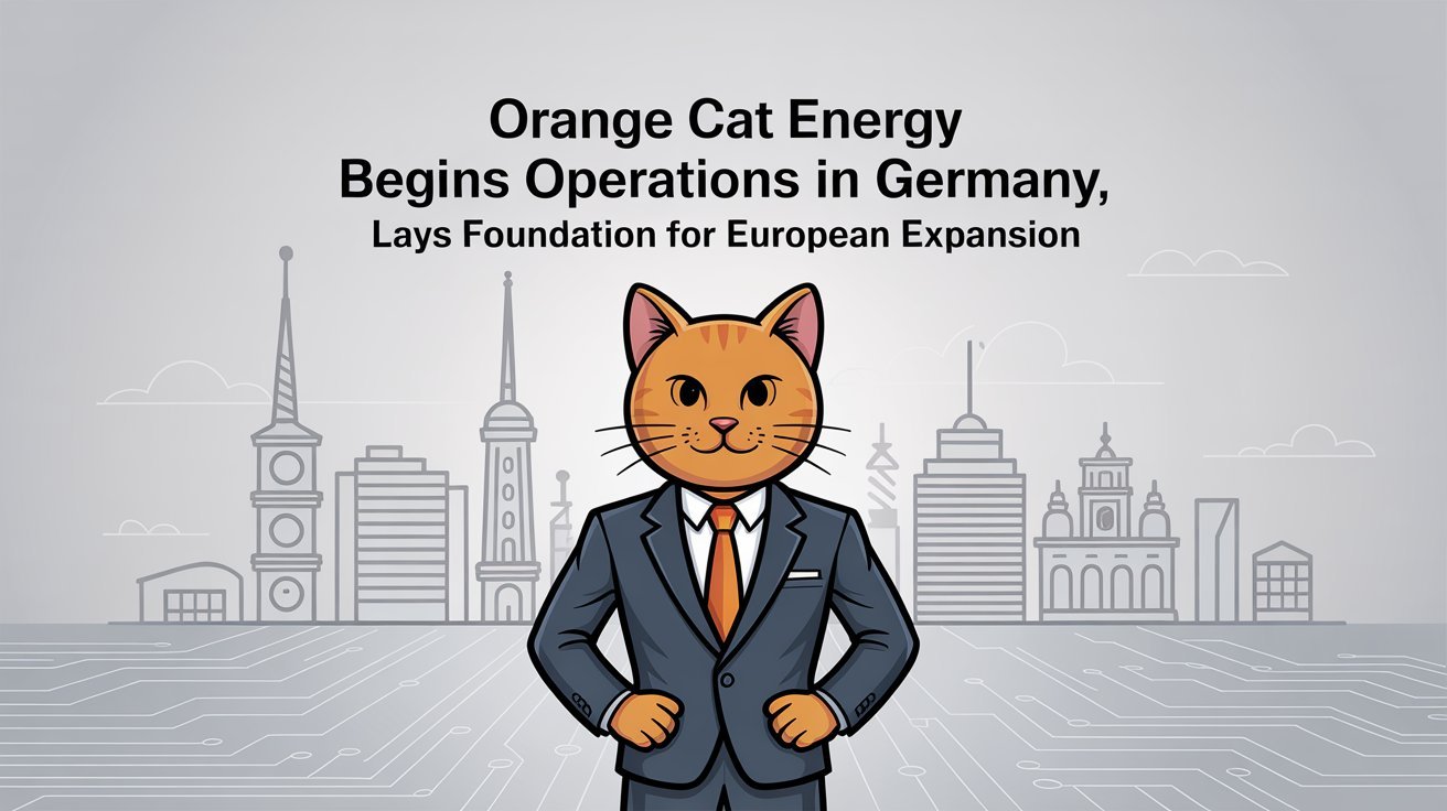 Orange Cat Energy Begins Operations in Germany, Lays Foundation for European Expansion