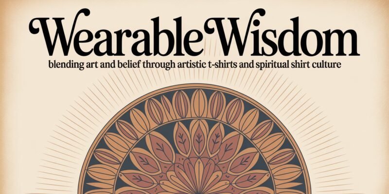 Wearable Wisdom Blending Art and Belief Through Artistic T-Shirts and Spiritual Shirt Culture