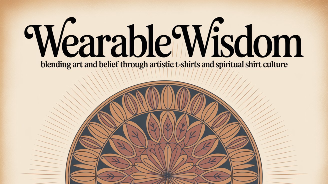 Wearable Wisdom Blending Art and Belief Through Artistic T-Shirts and Spiritual Shirt Culture