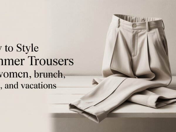 How to Style Summer Trousers for Women for Brunch, Work, and Vacations