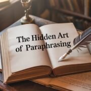 The Hidden Art of Paraphrasing Boost Your Essay Without Plagiarizing